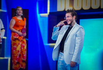 Caniggia condujo un programa de juegos producido por Boxfish para El Trece en 2023.