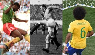 Los futbolistas que marcaron el primer gol en cada mundial.&nbsp;&nbsp;