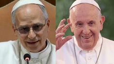 prevost con bergoglio, como messi con maradona prevost con bergoglio, como messi con maradona