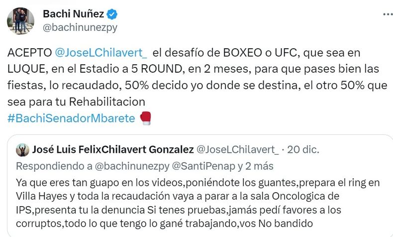 Paraguay: Chilavert desafió a un senador a una pelea de boxeo