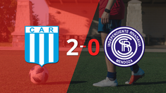 con dos goles, racing (cba) se impuso a independiente mdz. en el estadio miguel sancho con dos goles, racing (cba) se impuso a independiente mdz. en el estadio miguel sancho