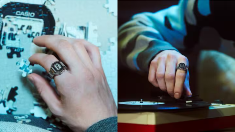 Casio presentó un reloj en forma de anillo