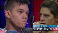 Brian dejó a Marian a través de un video: ¡mirá la insólita reacción de la concursante! Brian dejó a Marian a través de un video: ¡mirá la insólita reacción de la concursante!