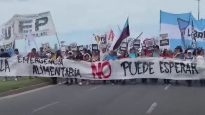 Mar del Plata una de las ciudades donde se llevan a cabo la marcha de las movilizaciones sociales. 