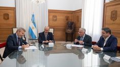 Guillermo Francos con Rogelio Frigerio. Guillermo Francos con Rogelio Frigerio.