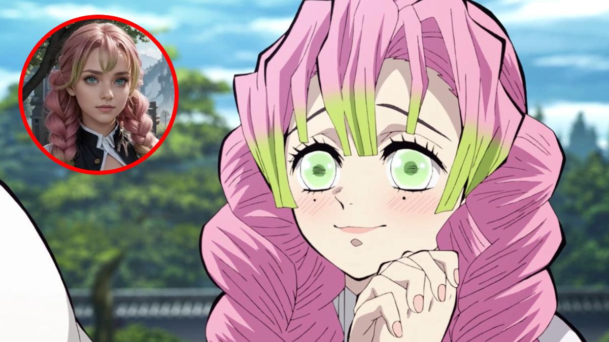 Cómo se podría ver Mitsuri Kanroji de Kimetsu no Yaiba en la vida real  según la inteligencia artificial