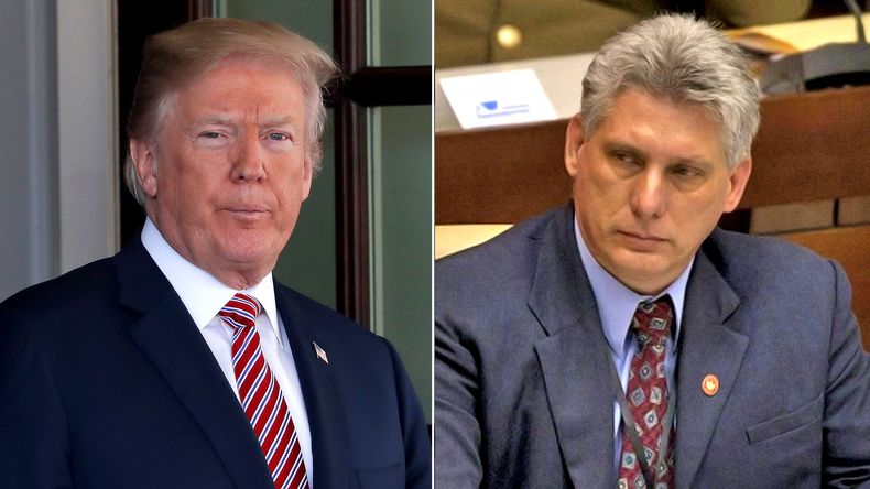 El presidente de Cuba aseguró que la propuesta de Trump de llevar inmigrantes a la cárcel de Guantánamo constituye un acto barbárico