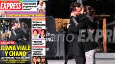 El primer beso de Juana Viale y Chano Charpentier en público El primer beso de Juana Viale y Chano Charpentier en público