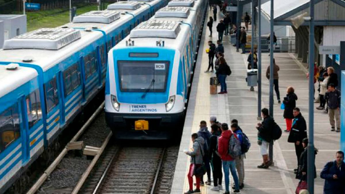 Atención: una línea de tren funcionará con servicio limitado el fin de semana largo