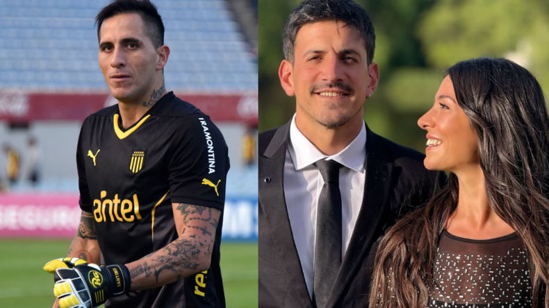 Pablo Migliore y La China Ansa con su marido.