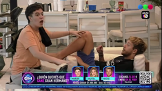 Mora vio algo en la TV y la producción de Gran Hermano lo censuró. Mora vio algo en la TV y la producción de Gran Hermano lo censuró.