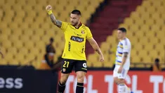 El argentino Tito Villalba fue el autor del gol de Barcelona de Ecuador.