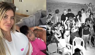 Wanda Nara y L-Gante fueron furor en Pinamar.