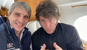 El elogio de Milei a Caputo: Vamos Toto. El elogio de Milei a Caputo: Vamos Toto.