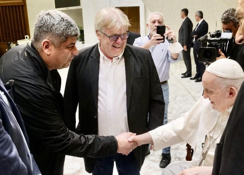 El Papa Francisco se reunió con Pablo Moyano en el Vaticano