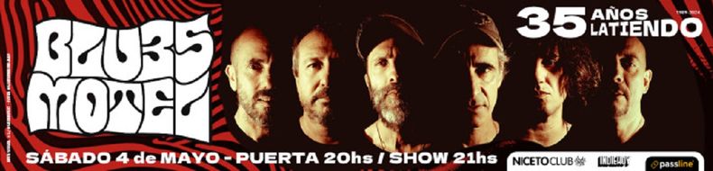 Así anunciaron el show en Niceto Club.