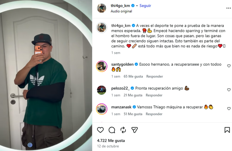 Thiago Medina vía Instagram