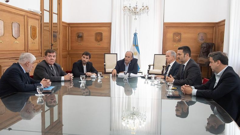 Guillermo Francos se reunió con el gobernador de Chubut