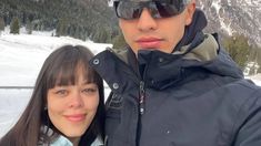 Paola Espíndola junto con su novio, Alejo Grisetti, en los Alpes Italianos. Paola Espíndola junto con su novio, Alejo Grisetti, en los Alpes Italianos.