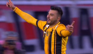 Triverio, autor del primer gol de The Strongest.