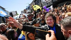 La caravana de La Libertad Avanza en San Isidro. La caravana de La Libertad Avanza en San Isidro.