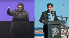 Javier Milei criticó a Axel Kicillof. Javier Milei criticó a Axel Kicillof.