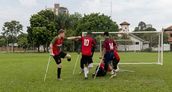 La pelea se originó tras una caliente definición por penales.