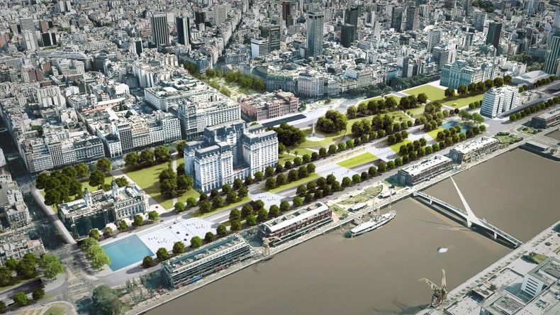 La obra vial integra el tránsito vial de la Ciudad con el AMBA.