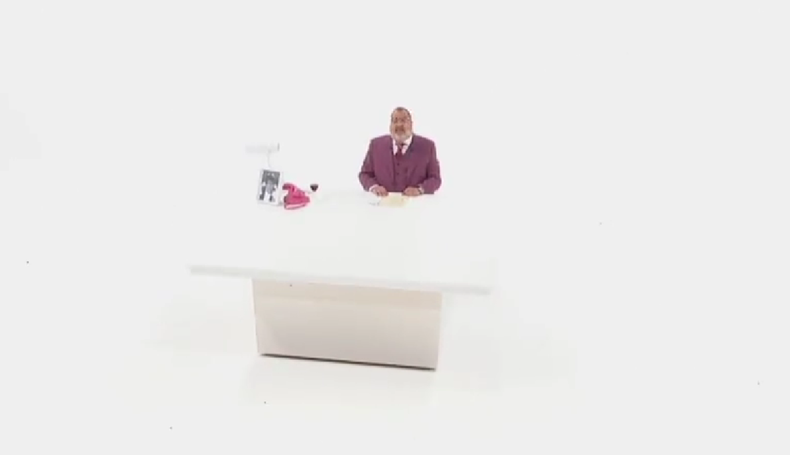 Jorge Lanata regresó a la TV con una particular escenografía.