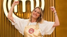 La ganadora del reality de gastronomía. La ganadora del reality de gastronomía.