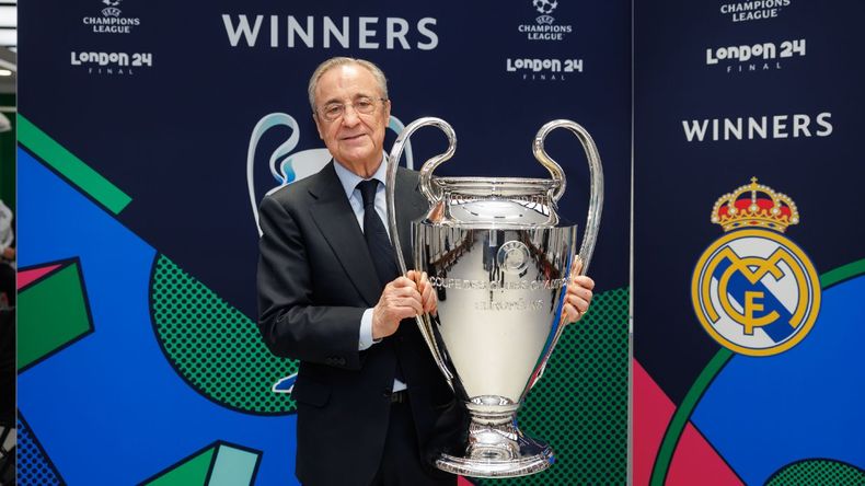 Florentino Pérez fue elegido presidente del Real Madrid en seis ocasiones (2000, 2004, 2009, 2013, 2017 y 2021).  