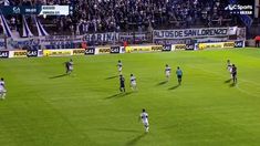 Un hincha apareció durante unos segundos cantando en plena transmisión de Gimnasia (LP) vs. Acassuso