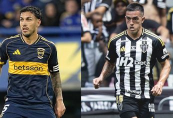 Leandro Paredes, figura de Boca, y Tomás Cuello, el argentino que destaca en Atlético Mineiro.&nbsp;