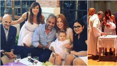 Jorge Rial y Reina Reech fueron los padrinos en el bautismo de la hija de Valeria Archimó y Guillermo Marín Jorge Rial y Reina Reech fueron los padrinos en el bautismo de la hija de Valeria Archimó y Guillermo Marín