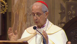 El cardenal Poli pidió pensar el prójimo cuando falta pan en muchas familias.