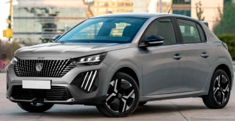 Así sería el nuevo Peugeot 208. 