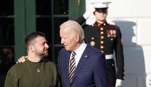 Volodímir Zelenski y Joe Biden se reunieron en la Casa Rosada. Volodímir Zelenski y Joe Biden se reunieron en la Casa Rosada.