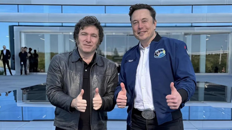 Milei se reunió dos veces con Musk, en abril y en mayo.