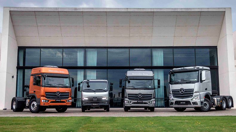 La gama completa renovada de Mercedes-Benz Camiones y Buses.