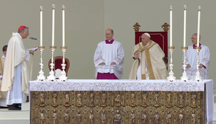 El papa Francisco estuvo al frente de una masiva misa en la plaza San Marcos de Venecia. El papa Francisco estuvo al frente de una masiva misa en la plaza San Marcos de Venecia.
