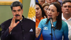 Nicolás Maduro y Corina Machado, furmes en sus posturas. Nicolás Maduro y Corina Machado, furmes en sus posturas.