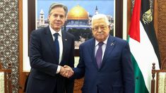 Antony Blinken y Mahmud Abbas mantuvieron un encuentro en Ramala, Cisjorndania, mientras se teme que el conflicto entre Israel y Hamás se extienda hacia esa zona. Antony Blinken y Mahmud Abbas mantuvieron un encuentro en Ramala, Cisjorndania, mientras se teme que el conflicto entre Israel y Hamás se extienda hacia esa zona.
