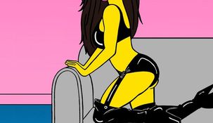 Kim Kardashian y Kanye West se convirtieron en los personajes de Los Simpson