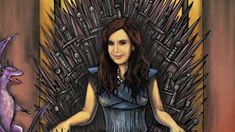 La imagen que subió la banda sobre Cristina Kirchner. La imagen que subió la banda sobre Cristina Kirchner.