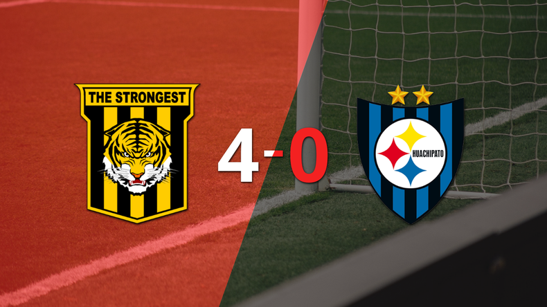 Goleada de The Strongest 4 a 0 sobre Huachipato