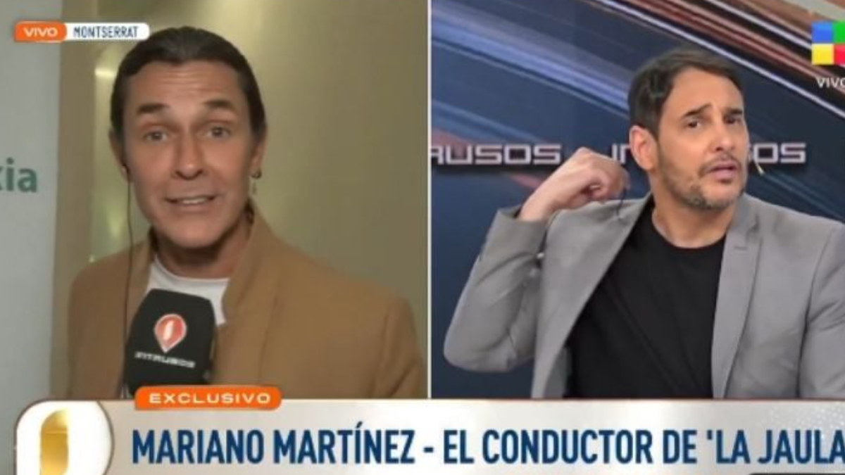 Tenso cruce al aire entre Mariano Martínez y Rodrigo Lussich: 