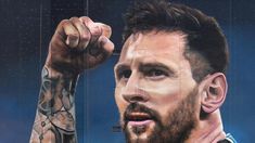 El mural de Messi se inaugura con un gran baderazo.&nbsp;