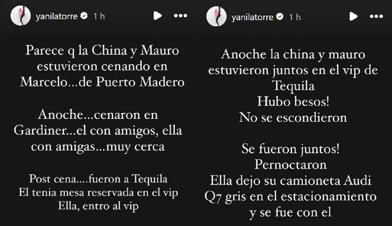 Las escandalosas revelaciones de Yanina Latorre sobre Mauro Icardi y la China Suárez.