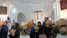 El cambio de espigas que acompañaron durante un año a la imagen de San Cayetano.