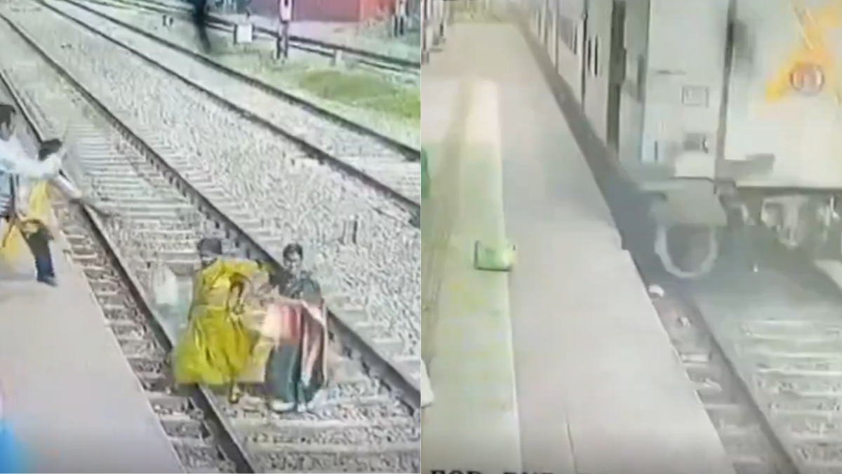 Video: dos mujeres murieron atropelladas por un tren a toda velocidad